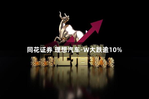 同花证券 理想汽车-W大跌逾10%